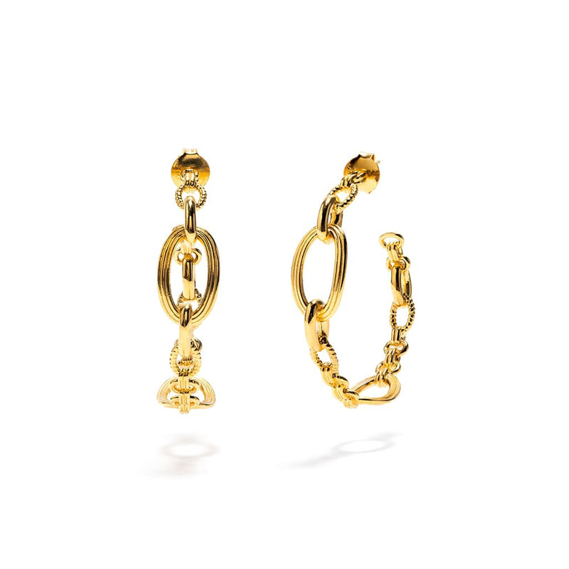 Buy Buy Stylish Light Weight Earrings Design One Gram Gold Dangle Earrings  Online
